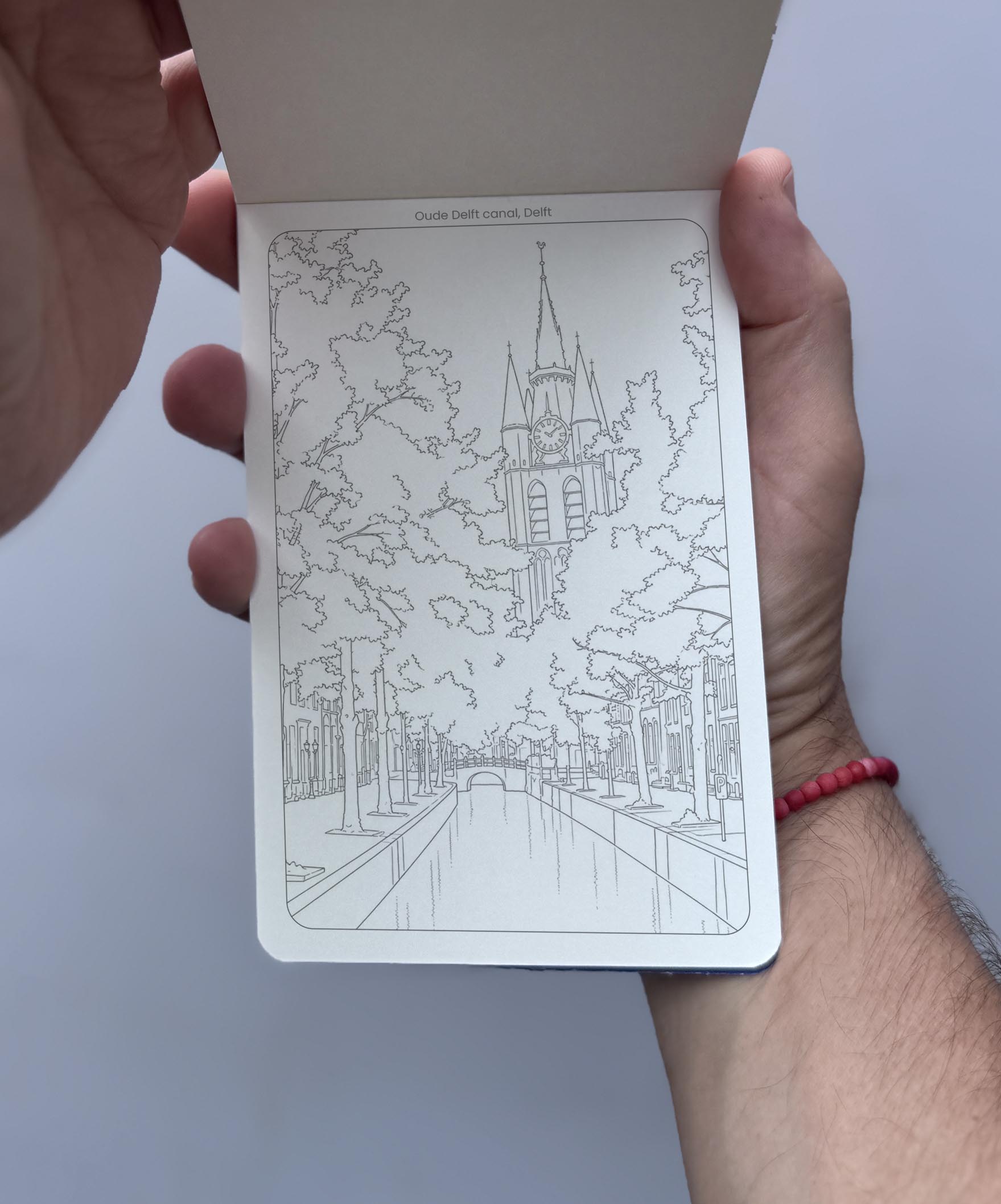 Een klein kleurboek van Delft